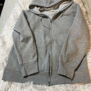 Old Navy Gray Heathered Sweatshirt Hoodie